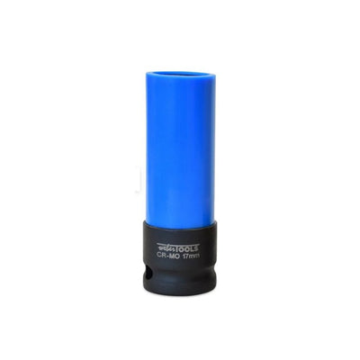 Kraft-Stecknuss 17mm Blau