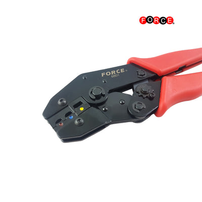 Kabelschuhzange rot, blau, gelb