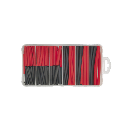 FD-1045 Sortiment Schrumpfschlauch Rot/Schwarz 127 teilig image 1