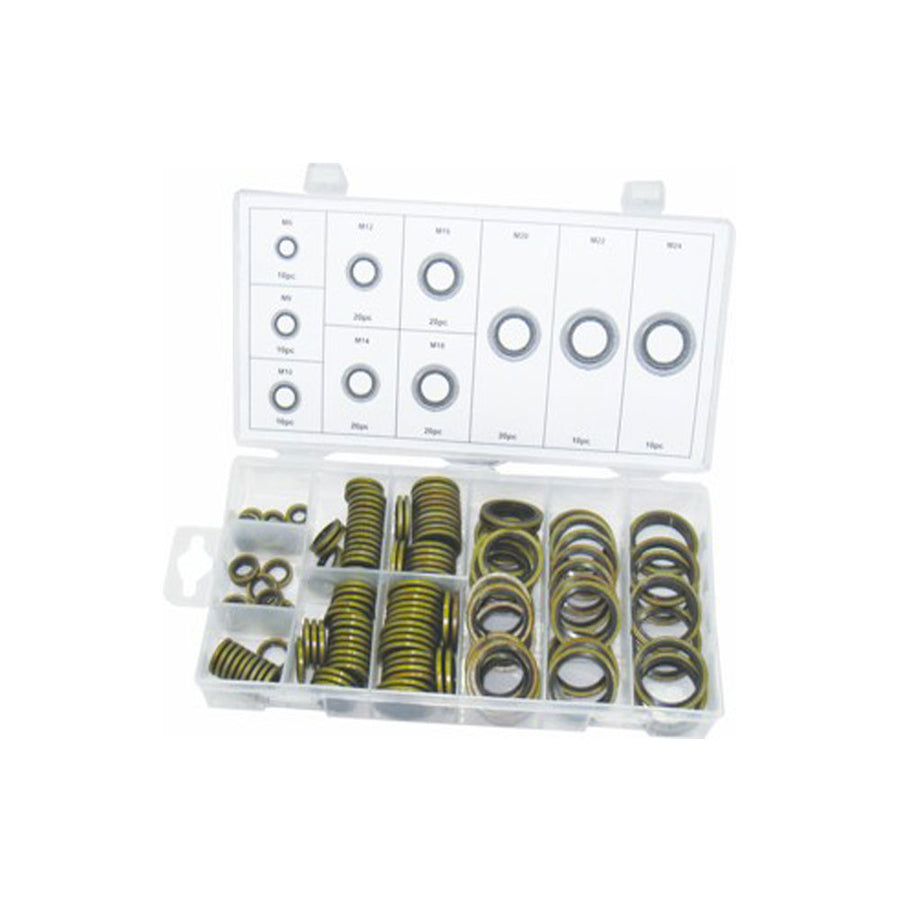 FD-2241 Sortiment Gummi-Ablassstopfenringe, 150-teilig image 1