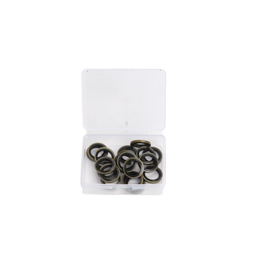 FD-4114 Sortiment Ölwannenstopfenringe Gummi 14mm 20 Stk image 1