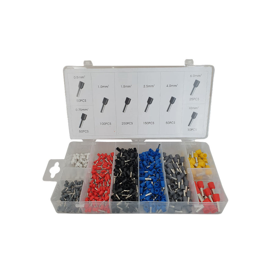 FD-6050 Aderendhülsen-Sortiment, isoliert, 0,5 bis 10 mm² image 1