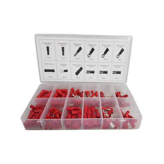 FD-6052 Sortiment Kabelverbinder rot 260-teilig image 1