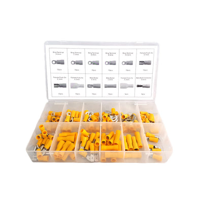 FD-6054 Sortiment Kabelverbinder gelb 110-teilig