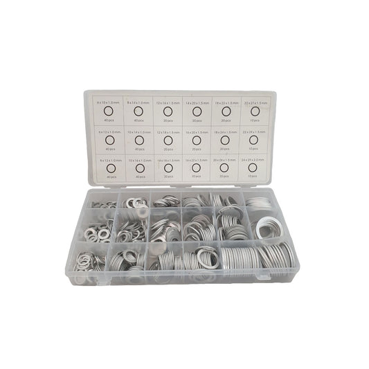FD-6070 Sortiment Aluminium Dichtungsringe 450 teilig image 1