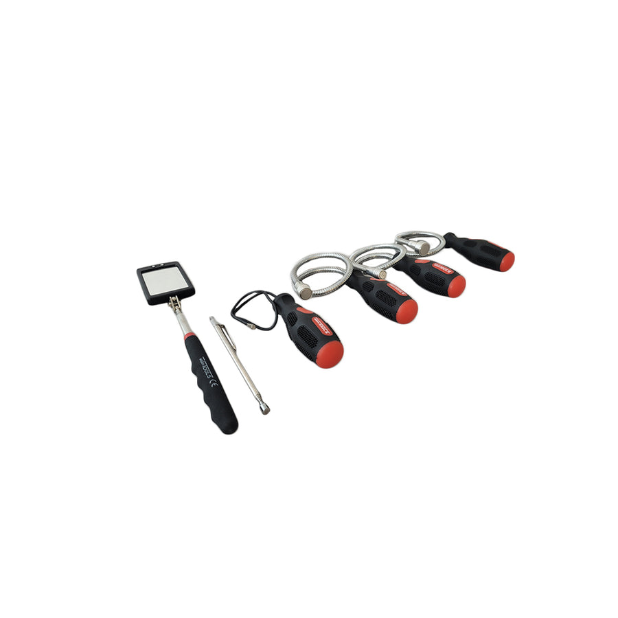 Flexibler und Teleskopischer Magnetheber- und Inspektionsspiegel-Set 6-teilig image 1