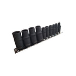 Gewindebohrer-Steckschlüsselsatz 1/4" und 3/8" Zoll Antrieb 10 tlg (magnetisch) image 2