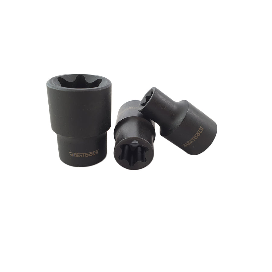 3/8'' & 1/2'' Kraft-Steckschlüsselsatz E-Torx image 1