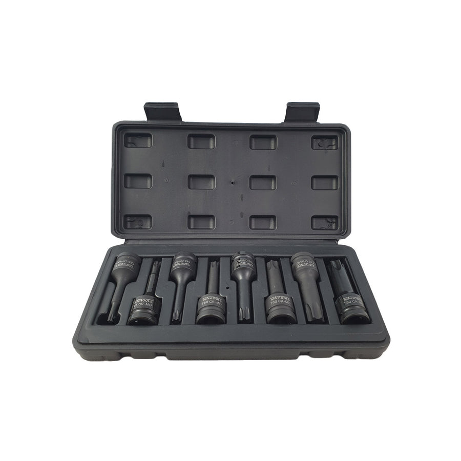 1/2'' Kraft-Steckschlüsselsatz Torx 8-teilig image 1