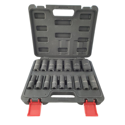 1/2'' Kraft-Steckschlüsselsatz lang 16-teilig image 1