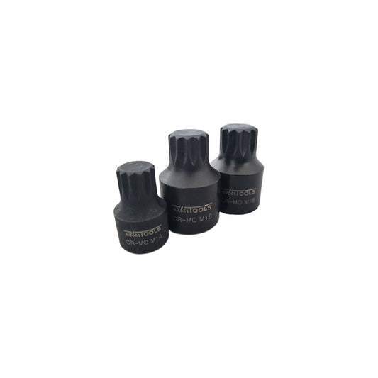 Stubby Impact Spline Bit-Steckschlüsselsatz 9-teilig image 1